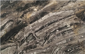 Polished Iride Nero Marble Slabs