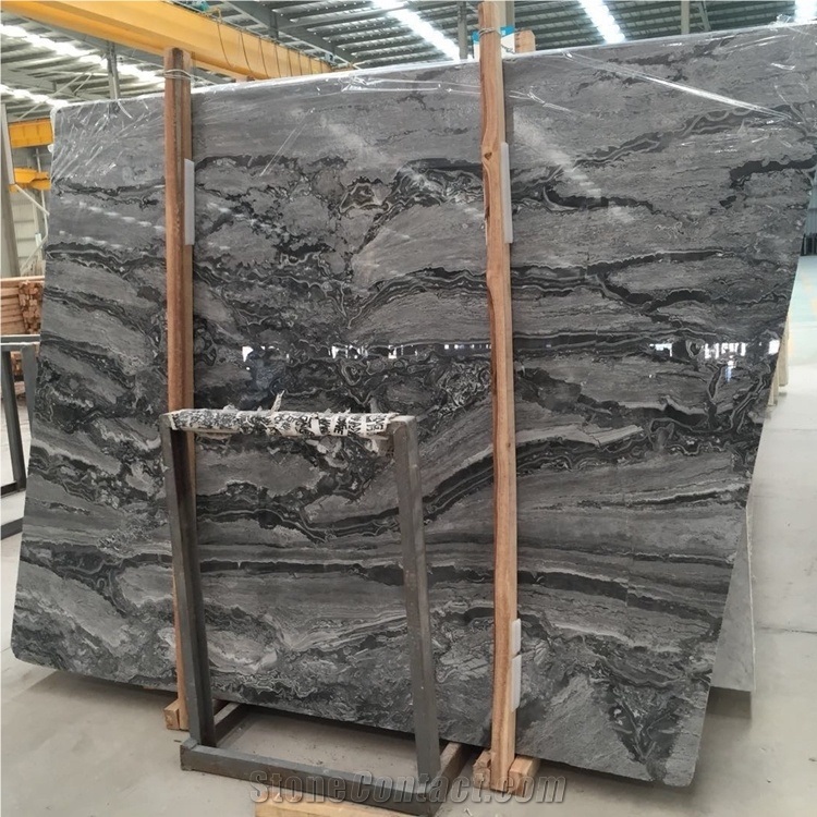 Polished Oriental Wave Marble Slabs