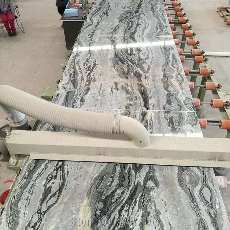 Polished Oriental Wave Marble Slabs