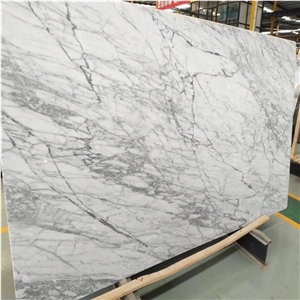 Polished Vigaria White Marble Countertop