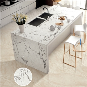 Prefabricated Kitchen White Quartz Countertops Prefabricated Kitchen White Quartz Countertops