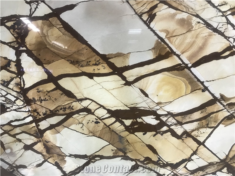 Roma Imperiale Quartzite Creamy Beige with Golden