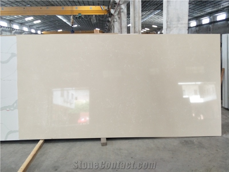 Royal Botticino Beige Quartz Countertop Ms6805