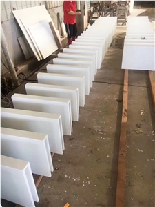 Pure White Nano Crystallized Glass Countertops