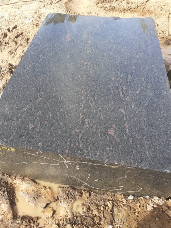 Ruby Pearl Granite Blocks
