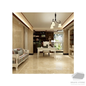 Amasya Beige Marble Flooring, Pillar and Railing