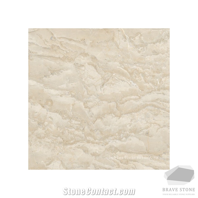 Amasya Beige Marble Flooring, Pillar and Railing