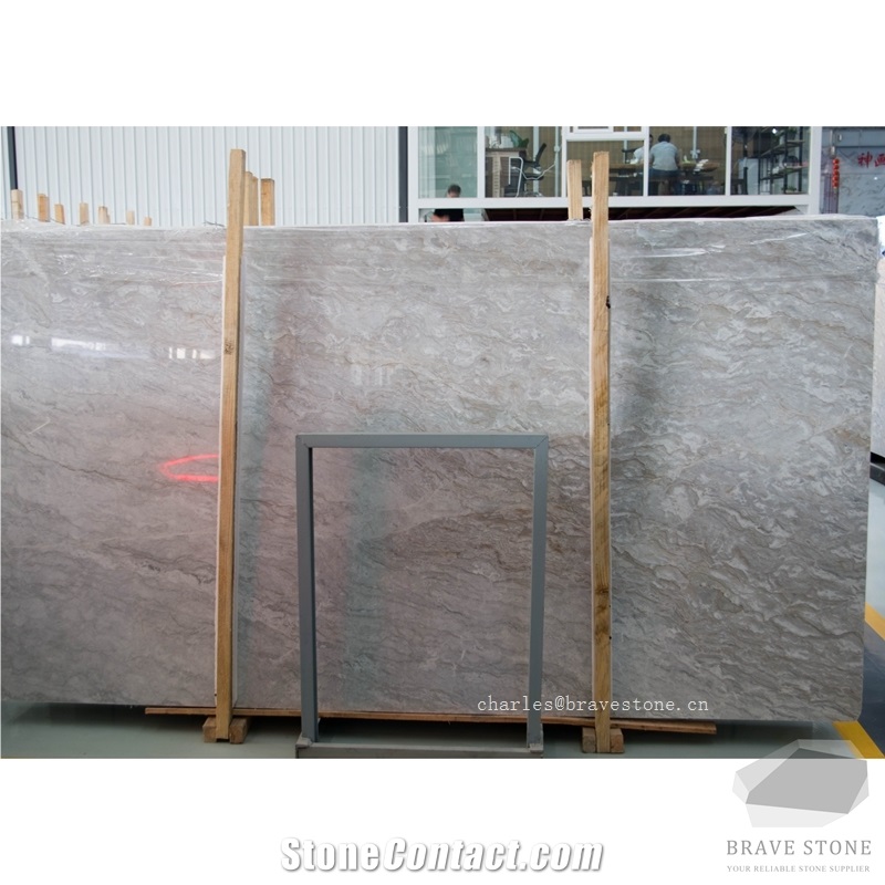 Cheap New Ionia Grey Marble Slabs Tiles for Vanity