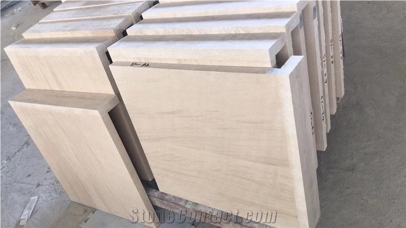 Fossil Wood Grain Limestone Tiles for Building Wall
