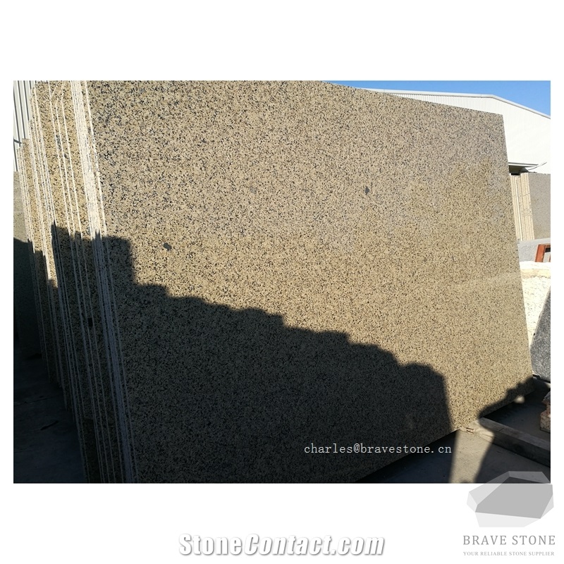 Golden Leaf Granite Slabs for Countertop Vanity