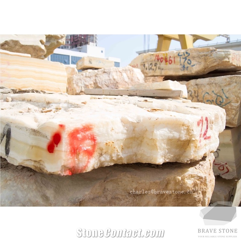 Good Snow White Onyx Block