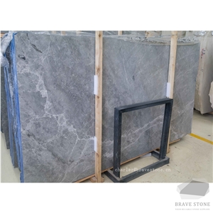 Hermes Grey Marble Slabs Tiles