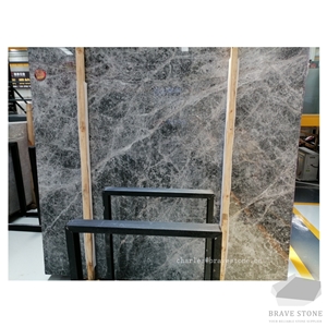 Hermes Grey Marble Slabs Tiles