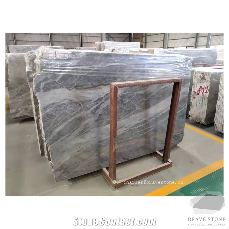 Italia Ionia Grey Marble Slabs and Tiles