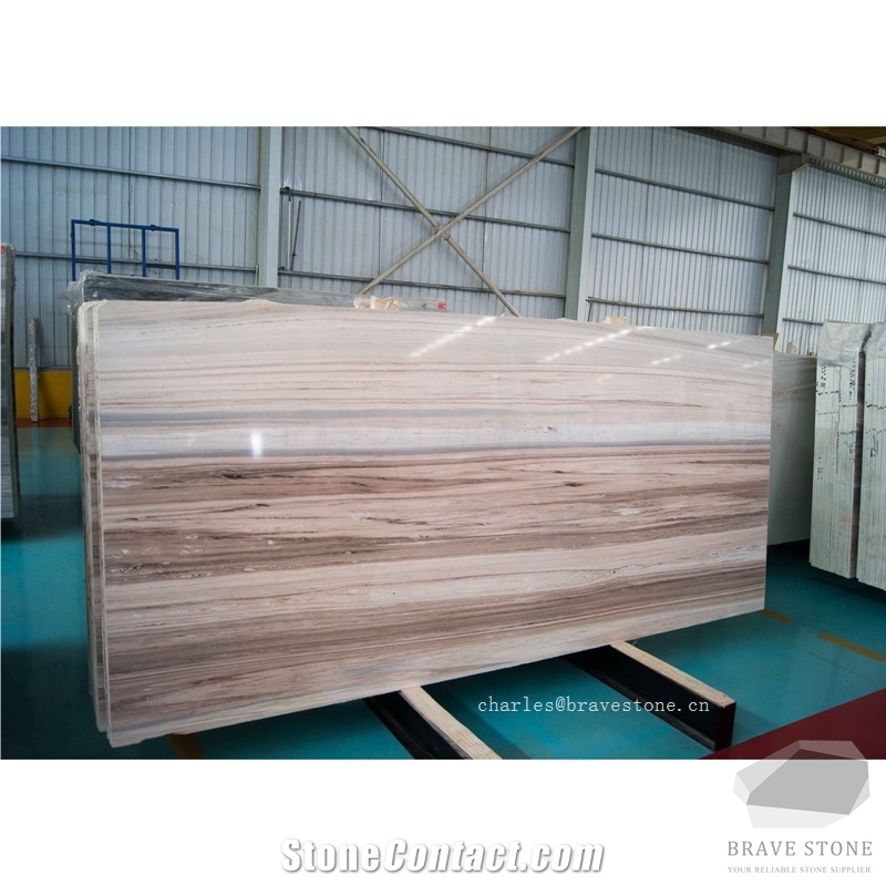 Palissandro White Chiaro Binaco Marble Slab