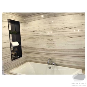 Palissandro White Chiaro Binaco Marble Slab