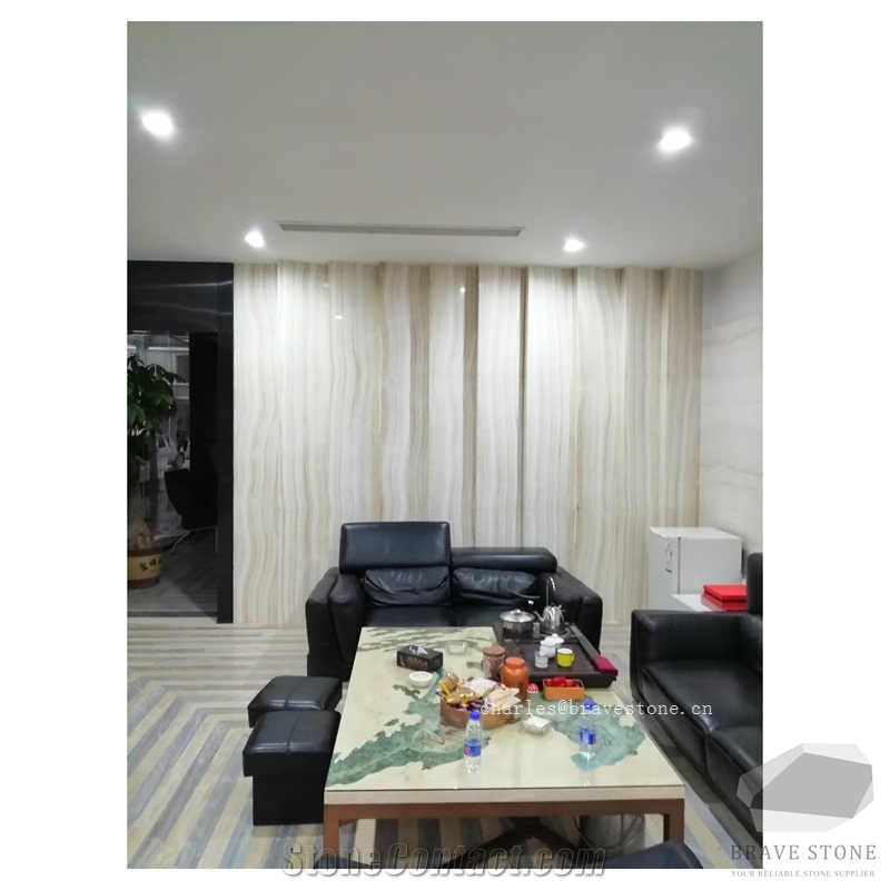 Super White Travertine Niche Railing Handrail