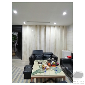 Super White Travertine Niche Railing Handrail