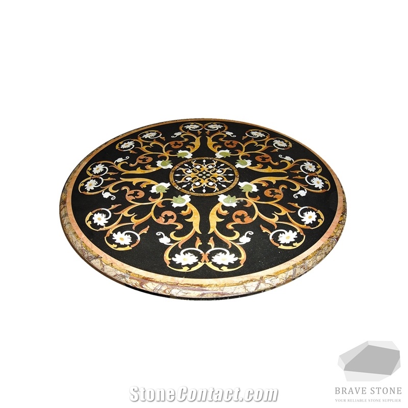 Waterjet Marble Medallion for Villa Marble Project