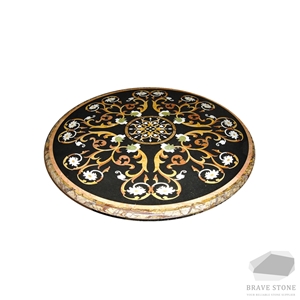 Waterjet Marble Medallion for Villa Marble Project
