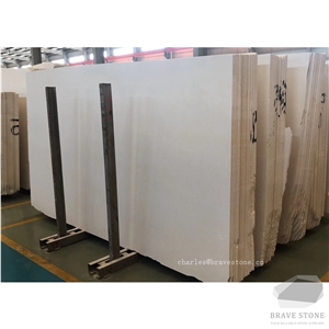 White Limestone Slabs and Tiles for Wall Cladding
