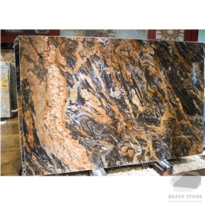 Wholesale Oris Magma Gold Granite Slabs,Tiles