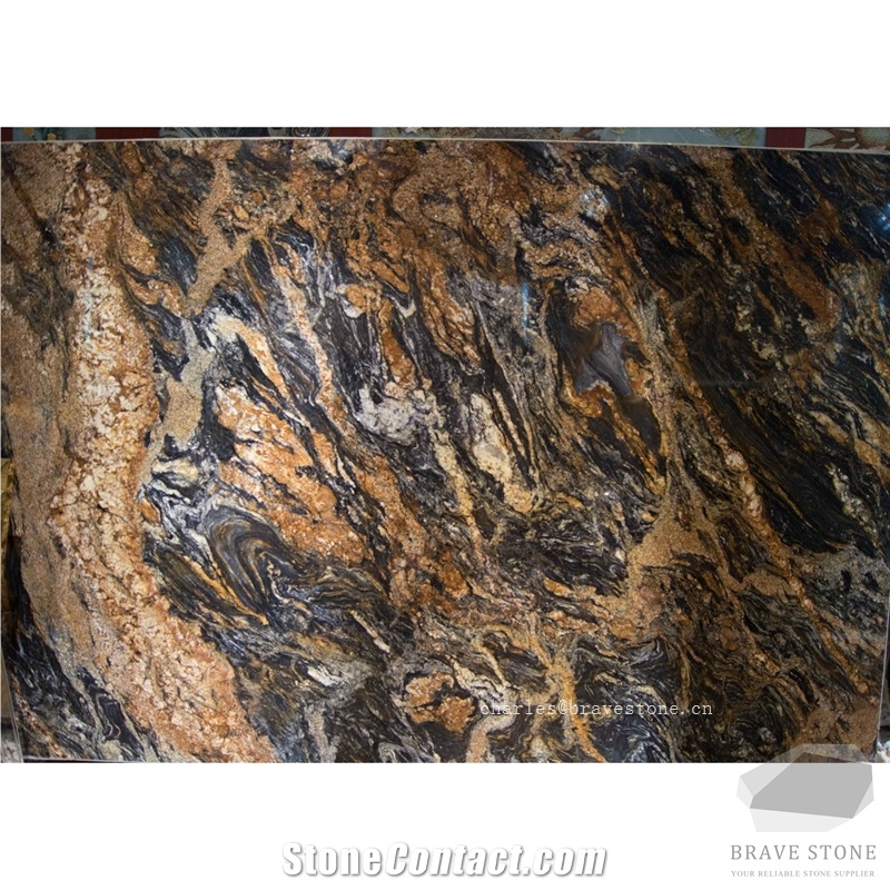 Wholesale Oris Magma Gold Granite Slabs,Tiles