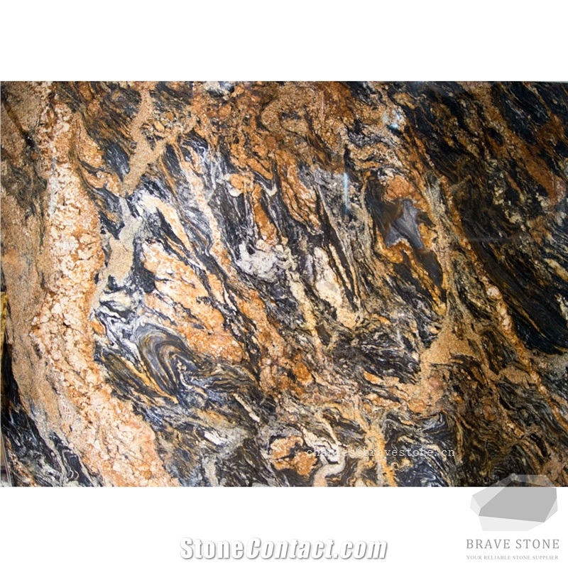 Wholesale Oris Magma Gold Granite Slabs,Tiles