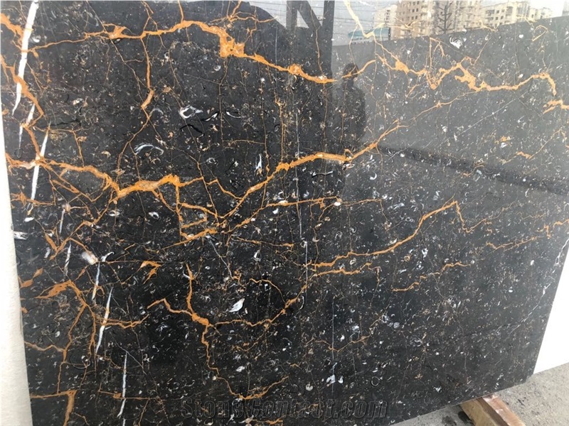 Golden Galaxy Marble Blocks