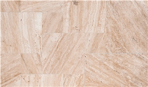 Cashew Blend Travertine Pattern