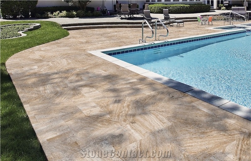 Cashew Blend Travertine Pattern