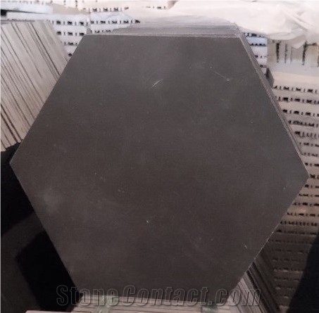 Honed Hexagon Bluestone Tile