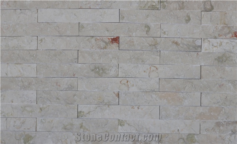 Super White Split Face Travertine Veneer