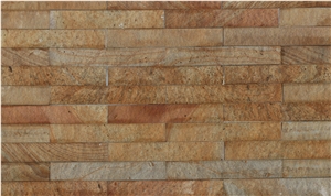 Yellow Travertine Split Face Natural Stone Veneer,Cultured Stone