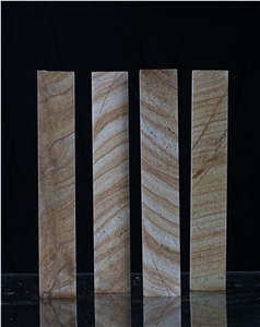 Yellow Travertine Split Face Natural Stone Veneer,Cultured Stone