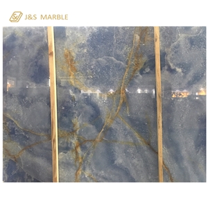 Chinese Blue Purple Onyx Slabs for Interior