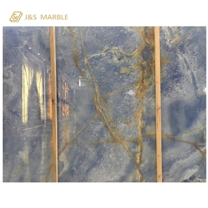 Chinese Blue Purple Onyx Slabs for Interior