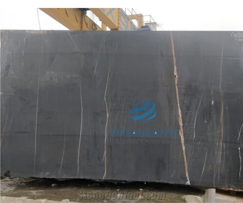 Noir Aziza Black Marble Block, Tunisia Black Marble