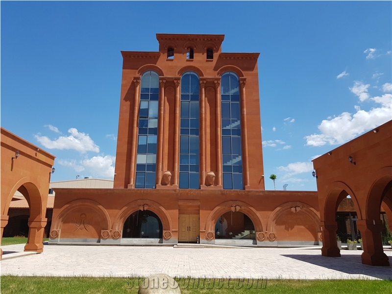 Armenian Red Tuff Stone