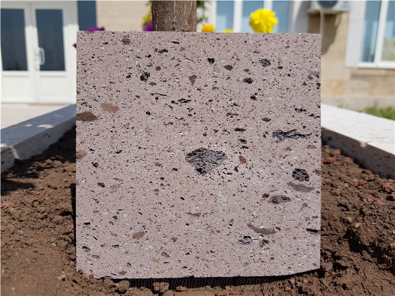 Armenian Violet Tuff Stone