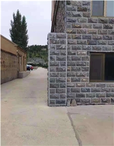Blue Lime Stone,Mushroom,Natural Split Corner Clad