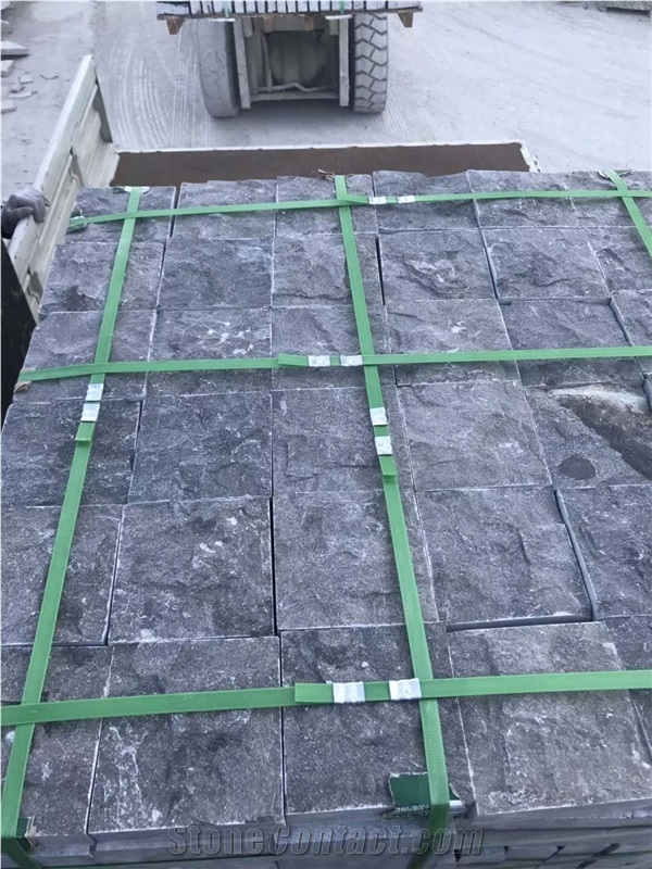 Blue Lime Stone,Mushroom,Natural Split Corner Clad