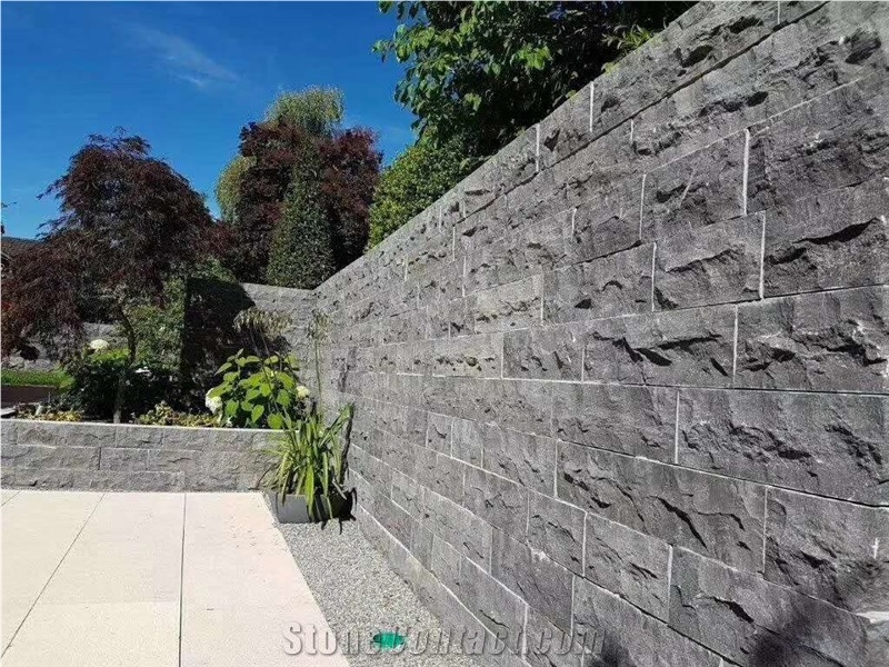 Blue Lime Stone,Mushroom,Natural Split Corner Clad
