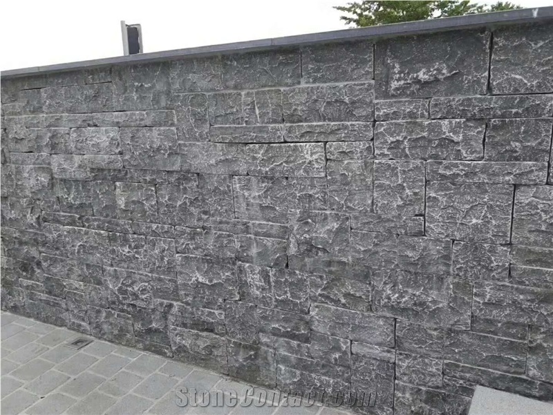Blue Lime Stone,Mushroom,Natural Split Corner Clad