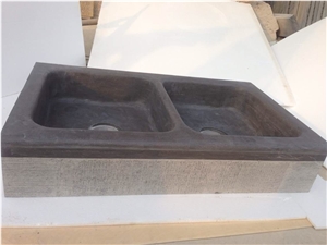 Blue Limestone Natural Rectangular Sinks and Basin
