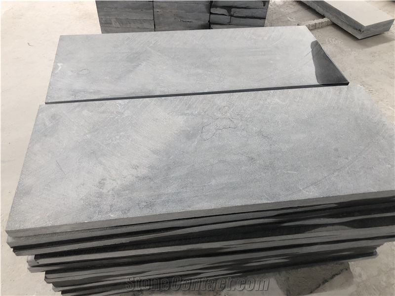 Polished China Grey Bluestone Slabs & Tiles