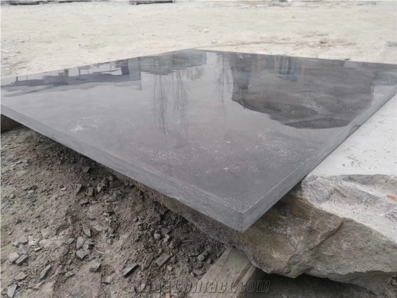 Polished China Grey Bluestone Slabs & Tiles