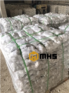 Crystal White Tumbled Pebble Vietnam