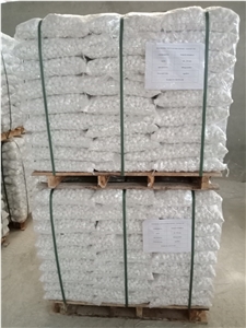 Crystal White Tumbled Pebble Vietnam