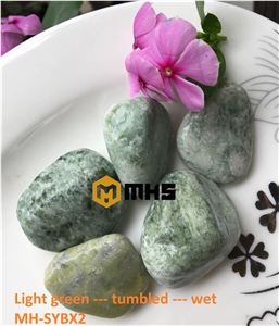 Green Tumbled Pebble Vietnam